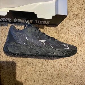 NIB Puma LaMelo Ball MB.03 Gray and Black basketball Sneakers size 10.5